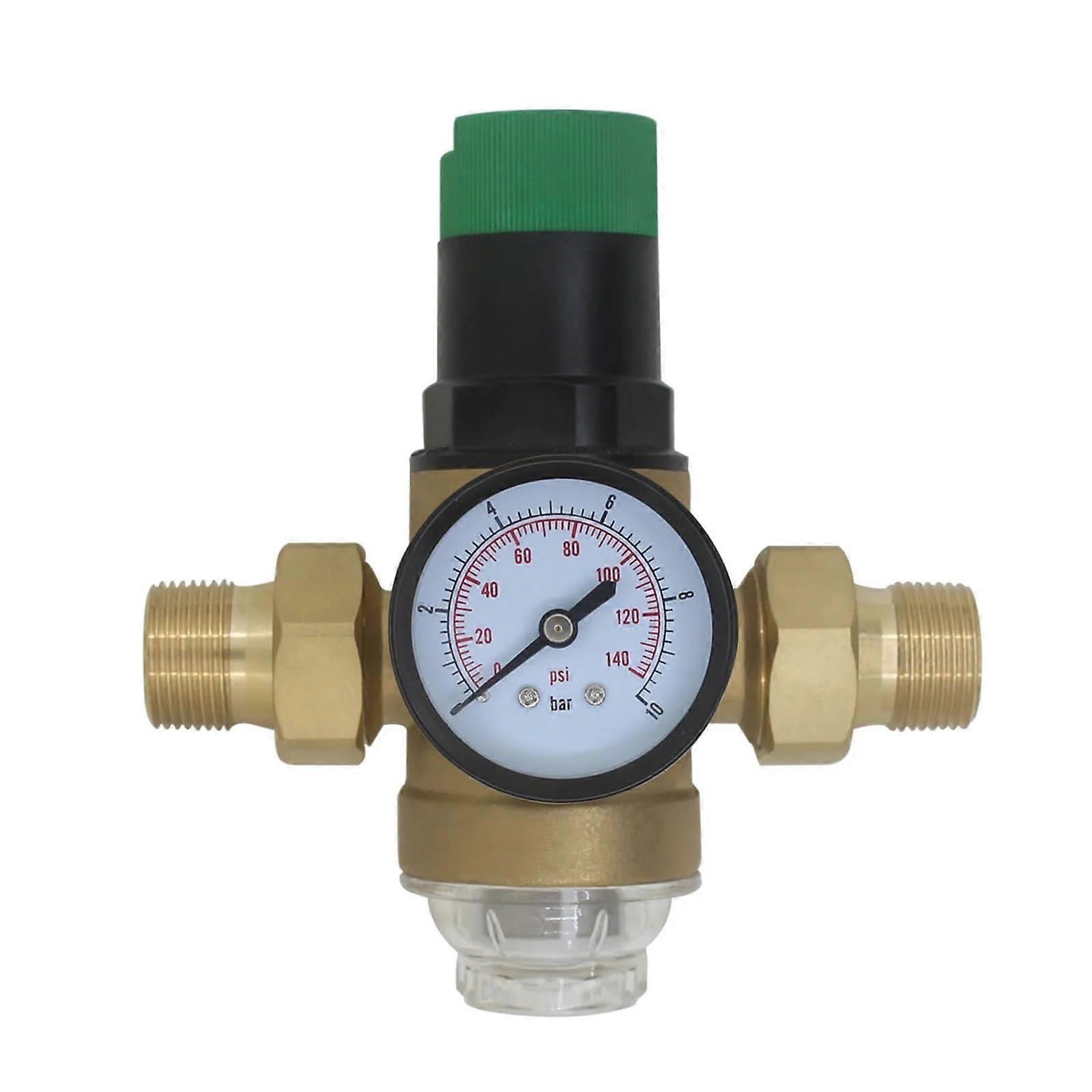 DN15 DN20 DN25 Brass Pressure Reducing Valve with Builtin Filter for Stable Water Flow DN20