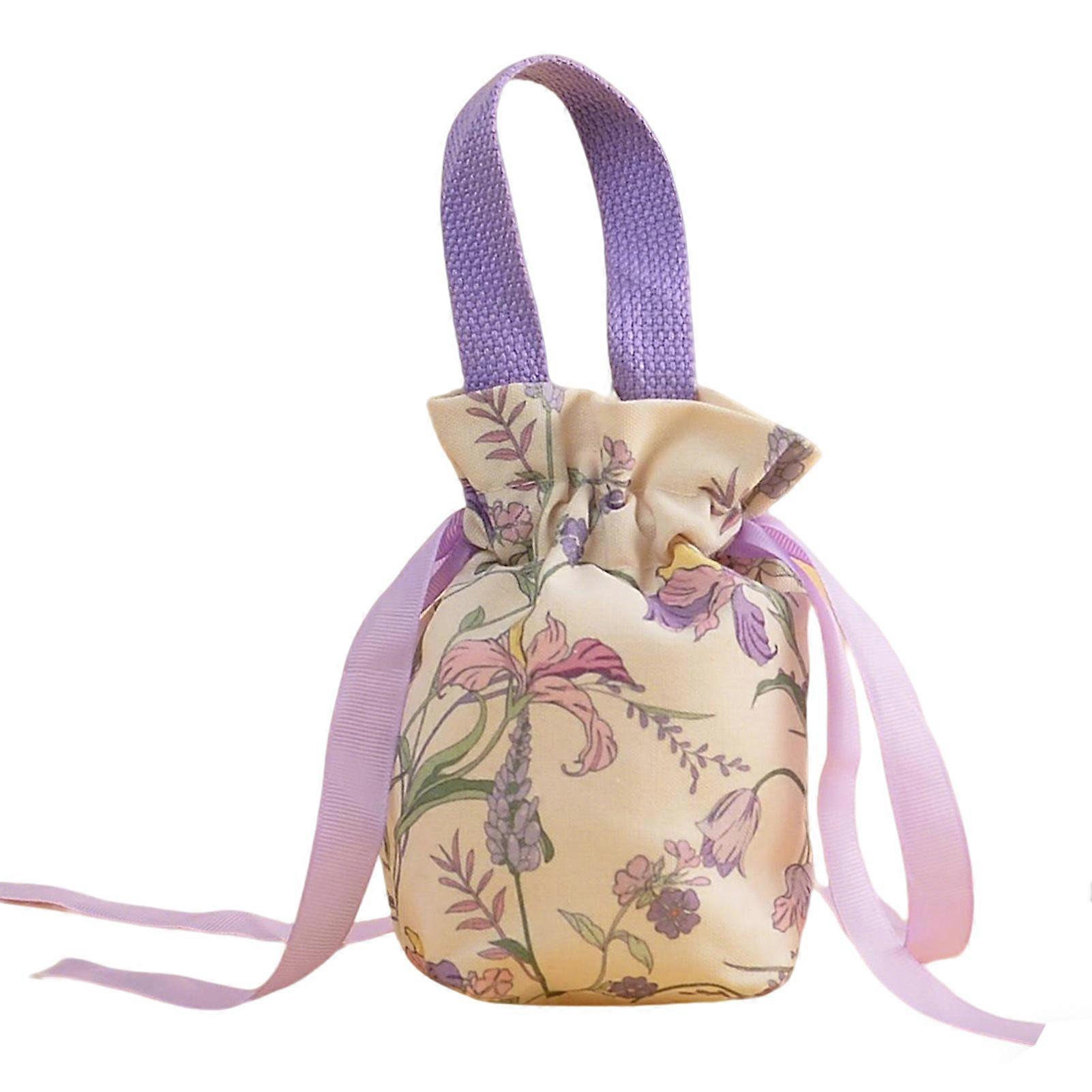 Rustic canvas-candy Present pouches for weddings Unique Hand-Painted Rustic Theme Event Accents