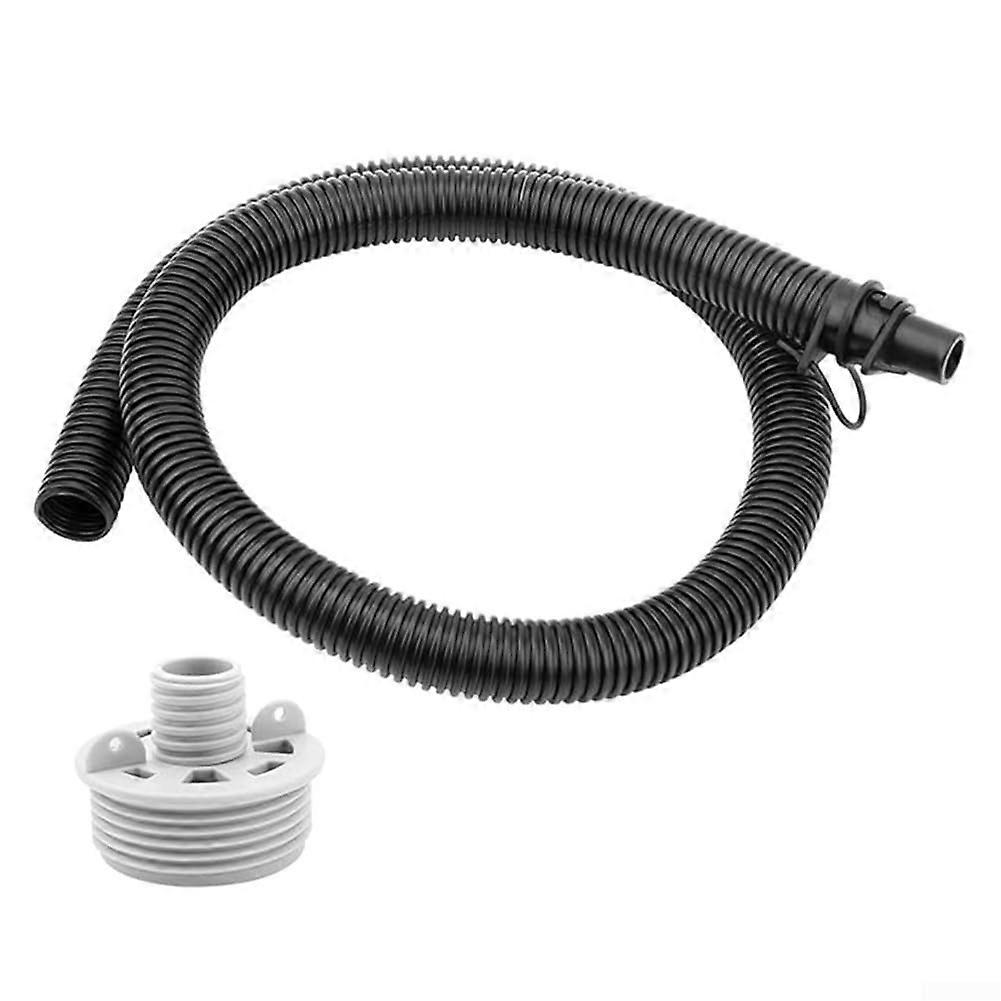 Inflatable Pool Hose Quick Inflation LeakProof PVC Replacement with Threaded Connectors for Intex Spa