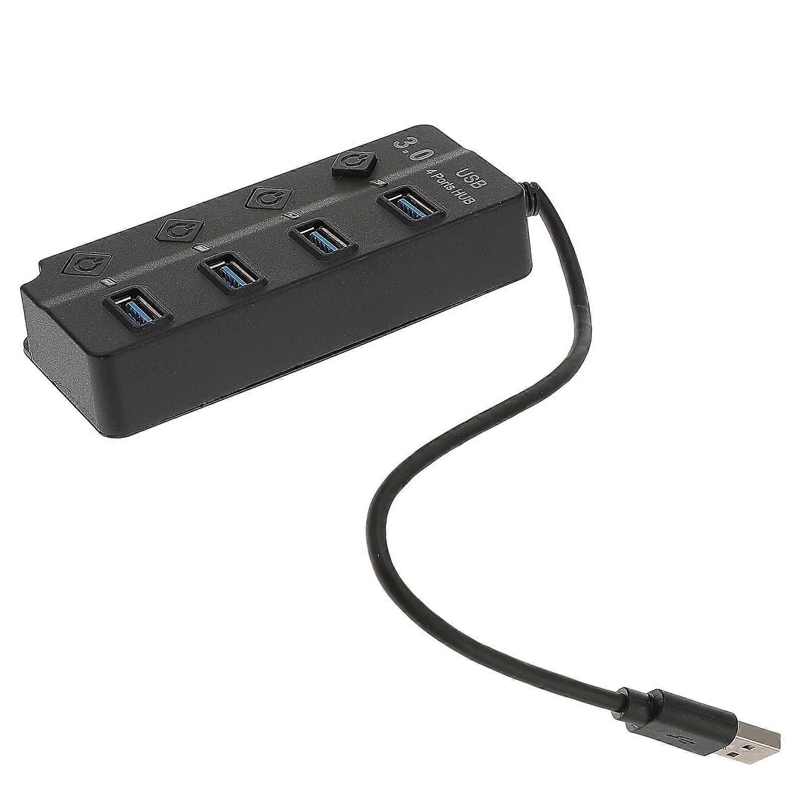 USB Hub 4-Port USB 3.0 Splitter Adapter for Computer Use