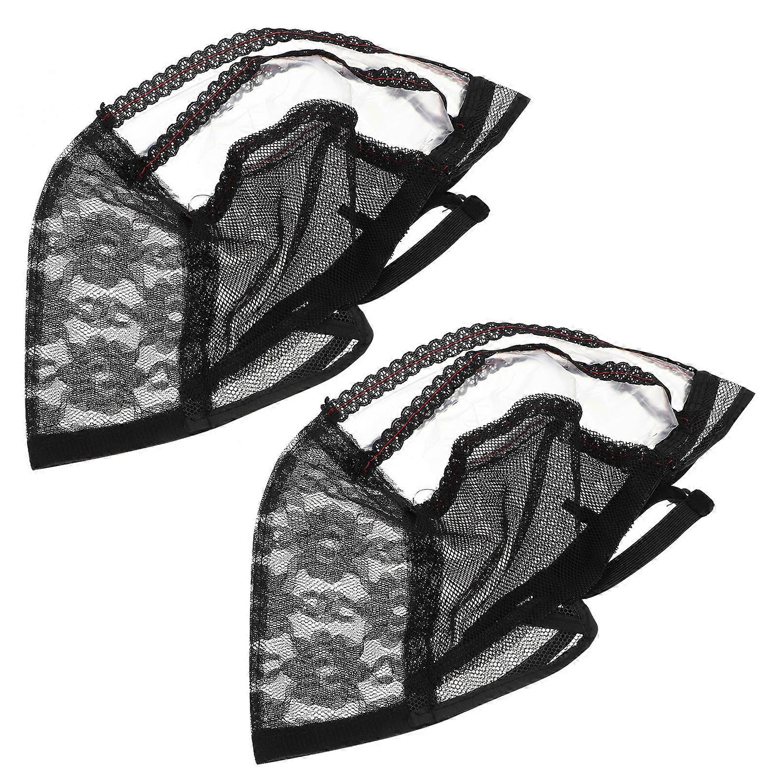 Lace Wig Net Caps Breathable Wig Caps for 2Pcs Head Cover