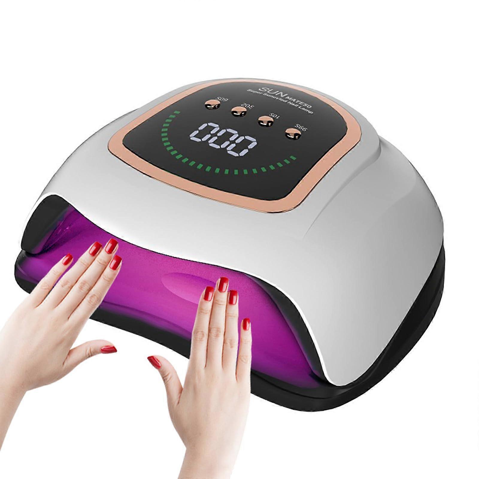 UV LED Nail Lamp Gel Polish Curing Light with Auto Sensor, Fast Drying, Timer and Temp Control