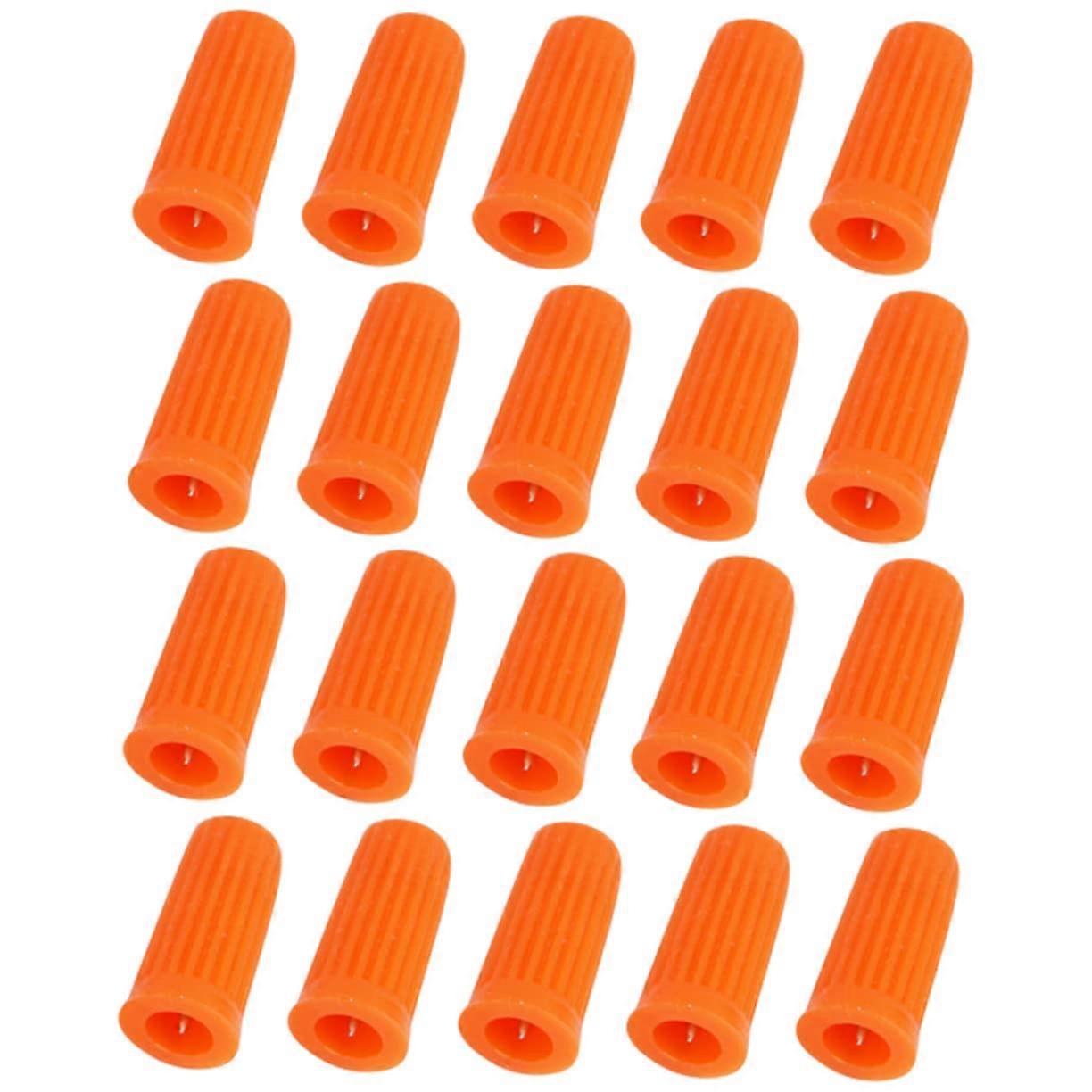 Eyelash Extension Glue Nozzle Tips with Piercing Needle Pins, AntiClogging Replacement Caps 20pcs