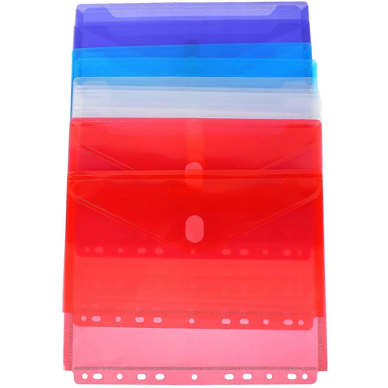 Document Folders File Organizers with Snap Closure 40Pcs Colorful Design