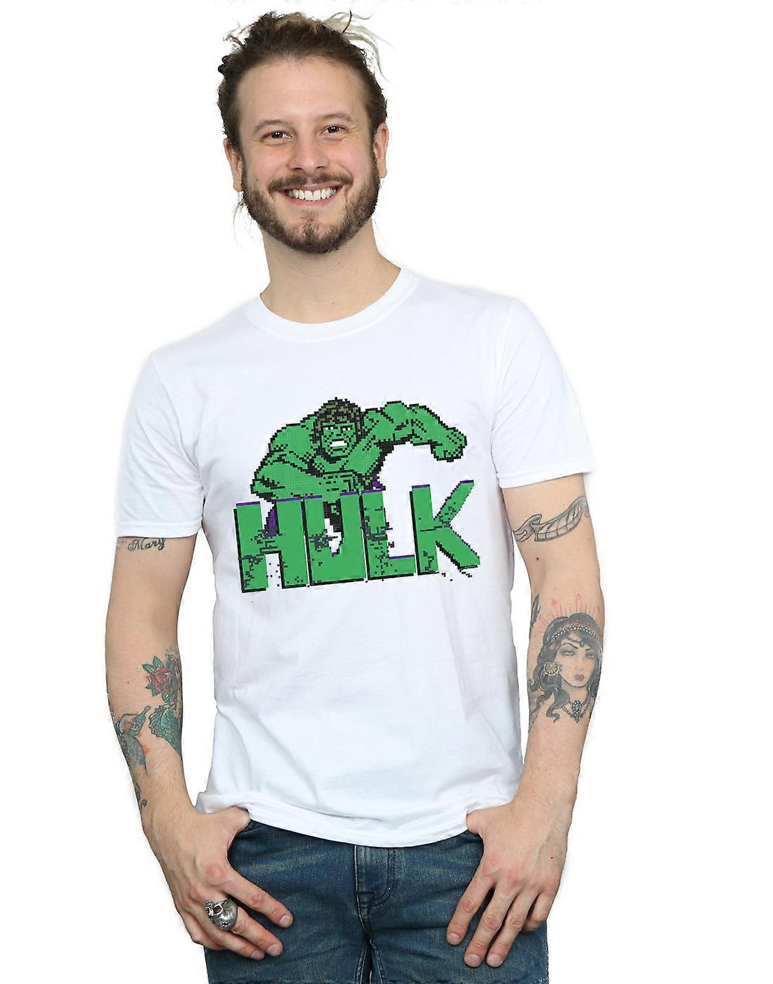 Maglietta da uomo Hulk pixelated