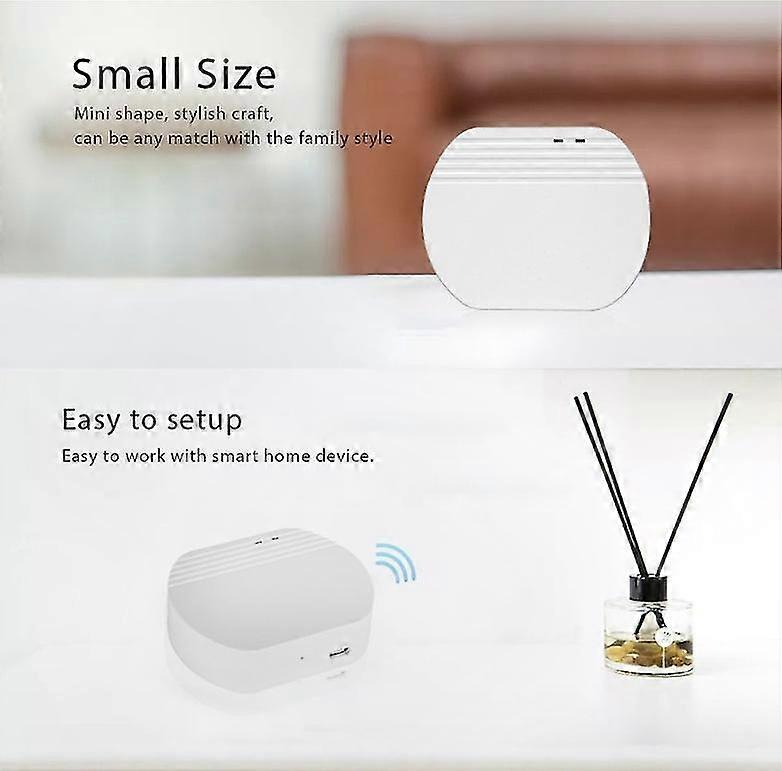 Smart Zigbee Water Leak Detector with Ewelink Compatibility for Home Security