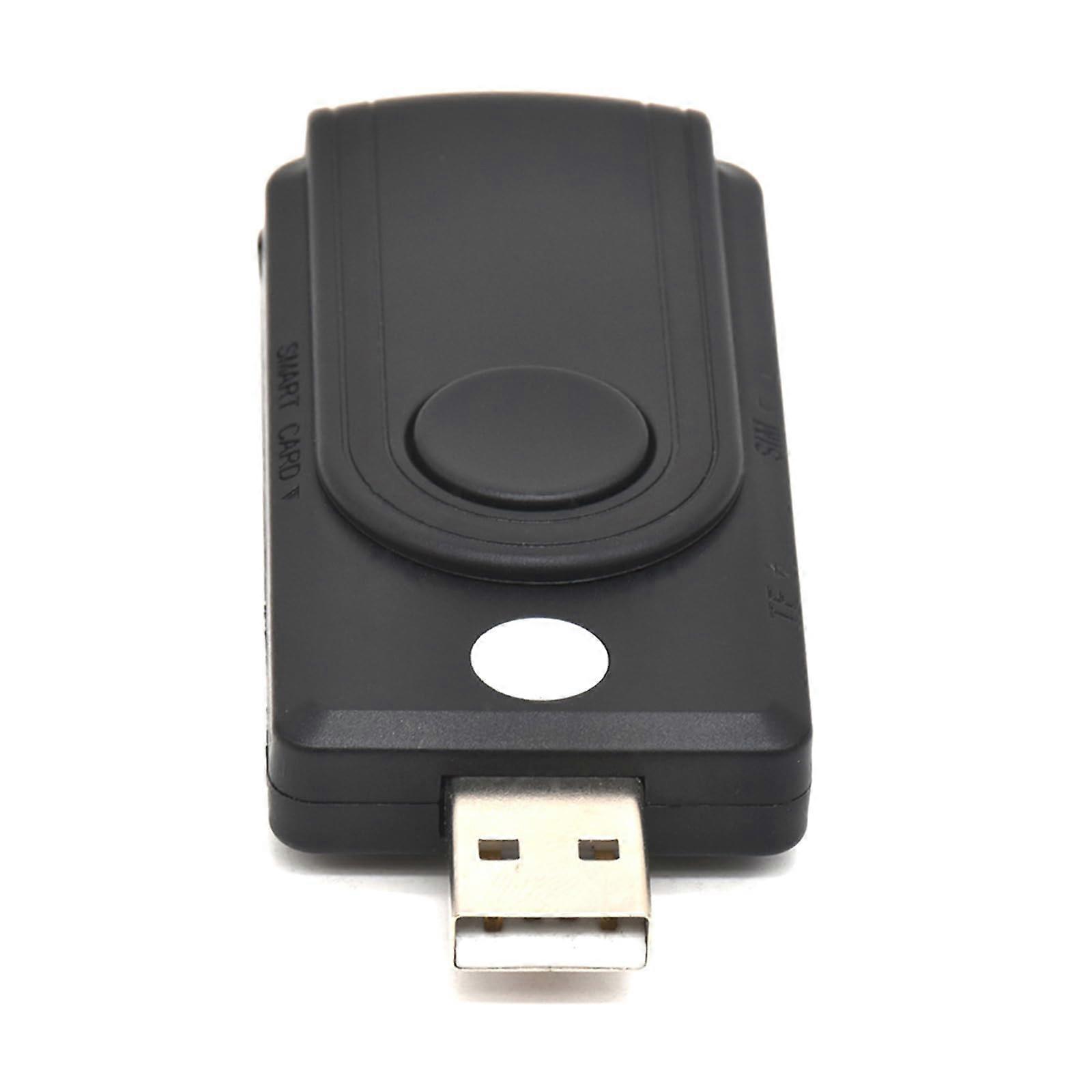 USB 2.0 Multi Card Reader for SD and TF with Speed Data Transfer PlugandPlay