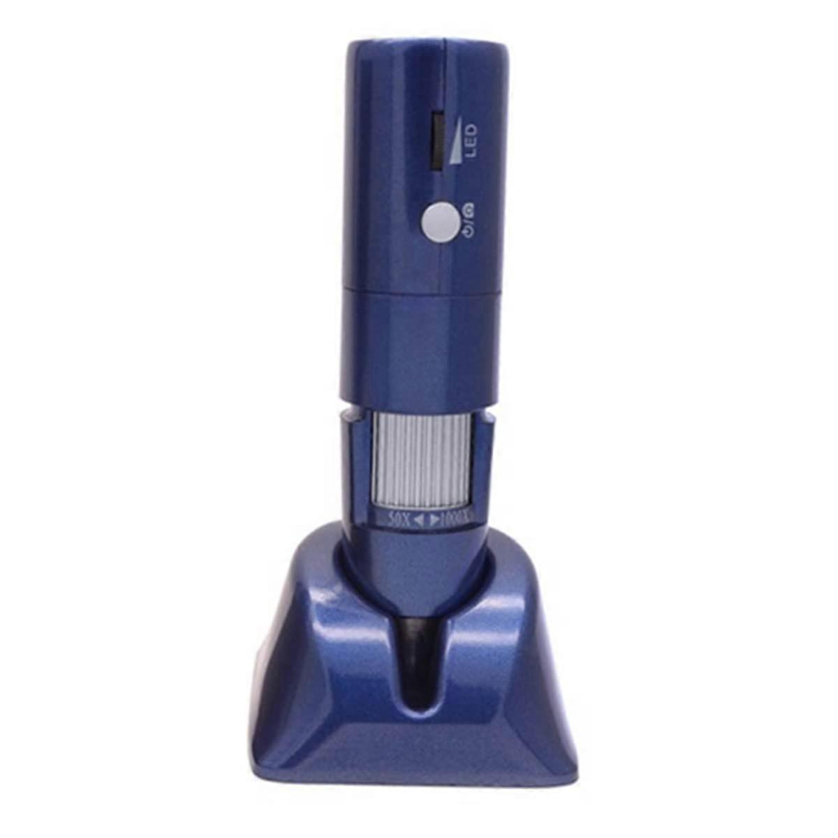 1000x USB Digital Microscope 2MP HD with 8 LED Lights for Circuit Board Inspection Blue