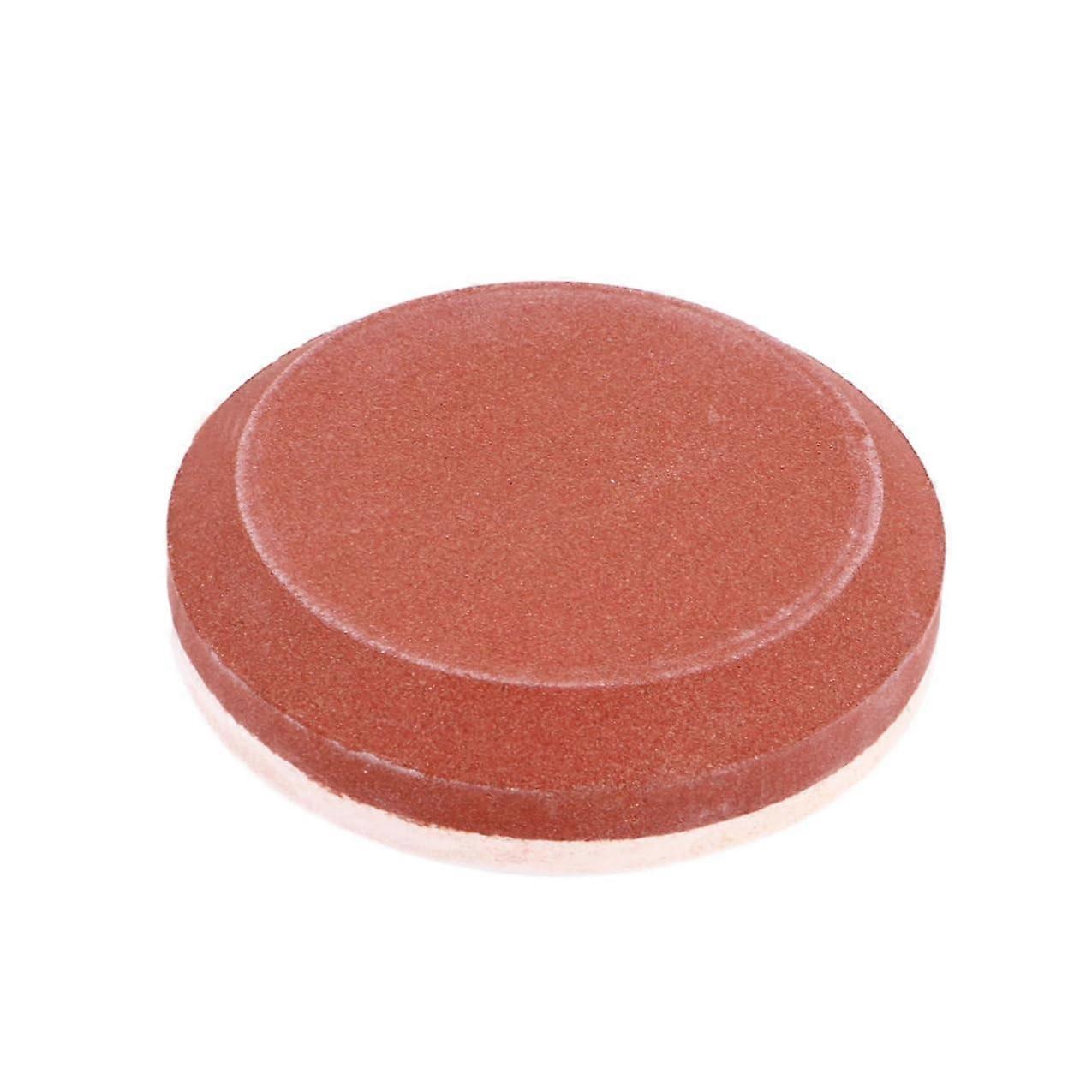 Round DoubleSided Sharpening Stone Whetstone for Kitchen Knife and Tool Wet Grinding