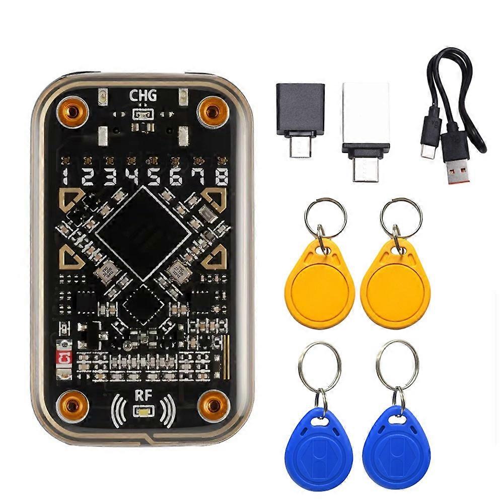 RFID Reader+2xCUID/T5577 Keychain Compliant to NFC Read Writer