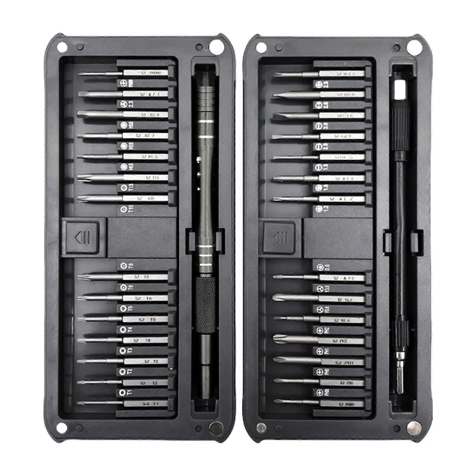 Precision Screwdriver Set with Magnetic Tips for Electronics  and MultiDevice Compatibility