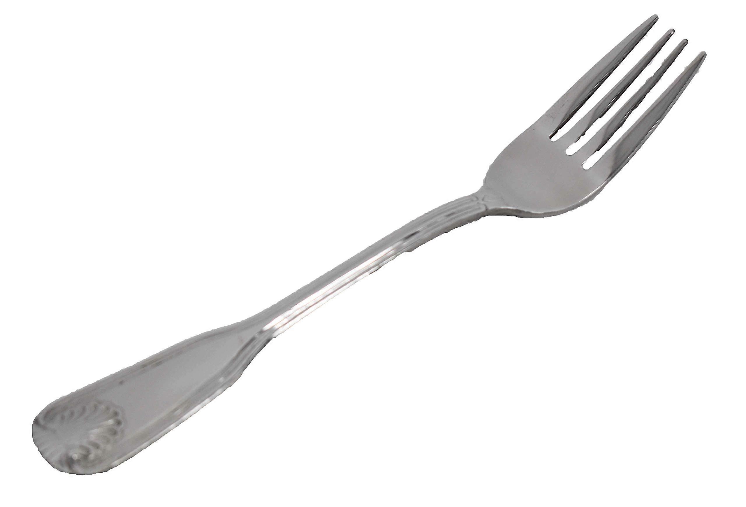 6 Piece Stainless Steel Flatware Set with Dinner Forks, Elegant Cutlery for Table Setting