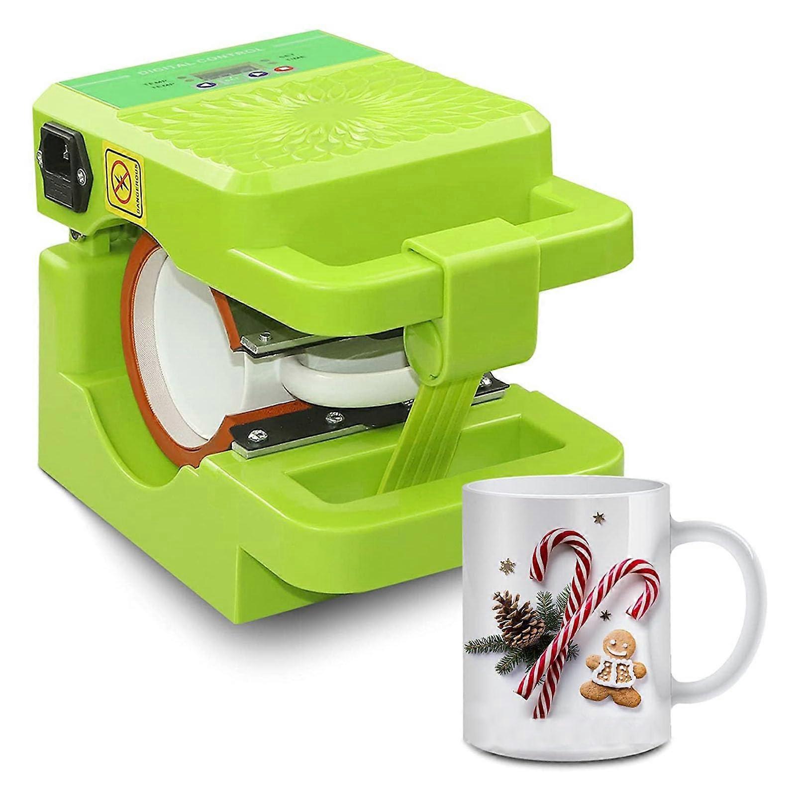 Mini Cup Heat Press with Precise Temperature Control for 10oz 11oz 12oz Sublimation Mugs