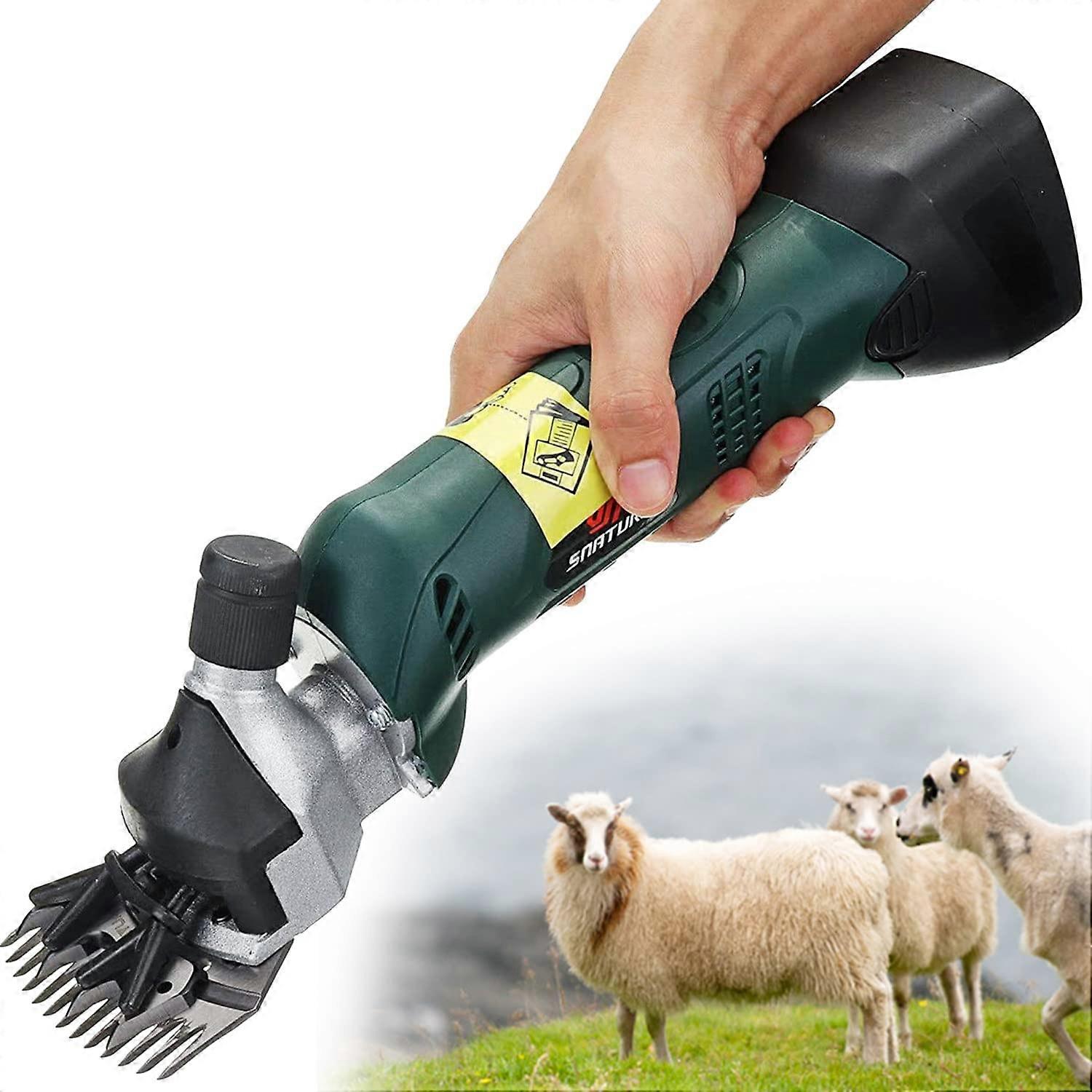 Cordless Sheep Shears Rechargeable Electric Clippers with Lithium Battery for Goats Alpacas Llamas