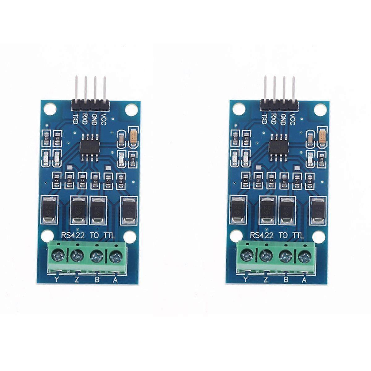 RS422 Mutual Conversion TTL Two-Way Signal Module Full Duplex 422 Turn Singl MAX490 to TTL Module 2pc