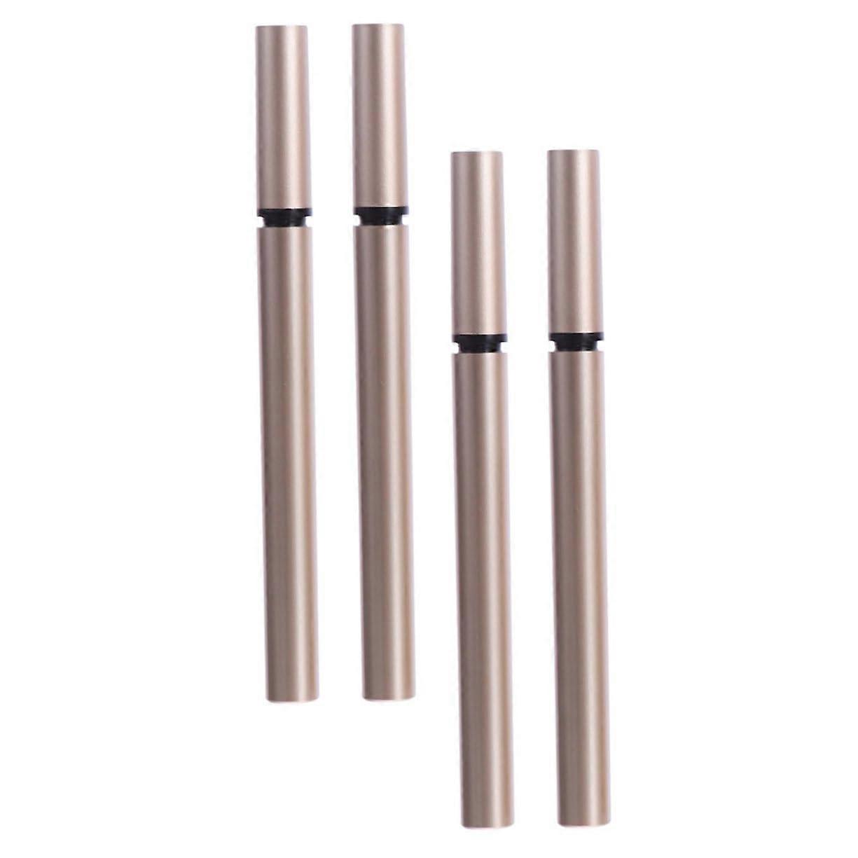 Refillable Eyeliner Pen Set with Precise Brush Applicator Leakproof Empty Tube for Travel