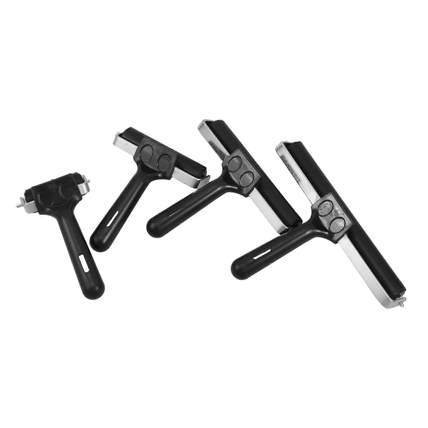 Ergonomic Brayer Roller Set for Printmaking Crafts Vinyl Flooring and MultiSurface Application