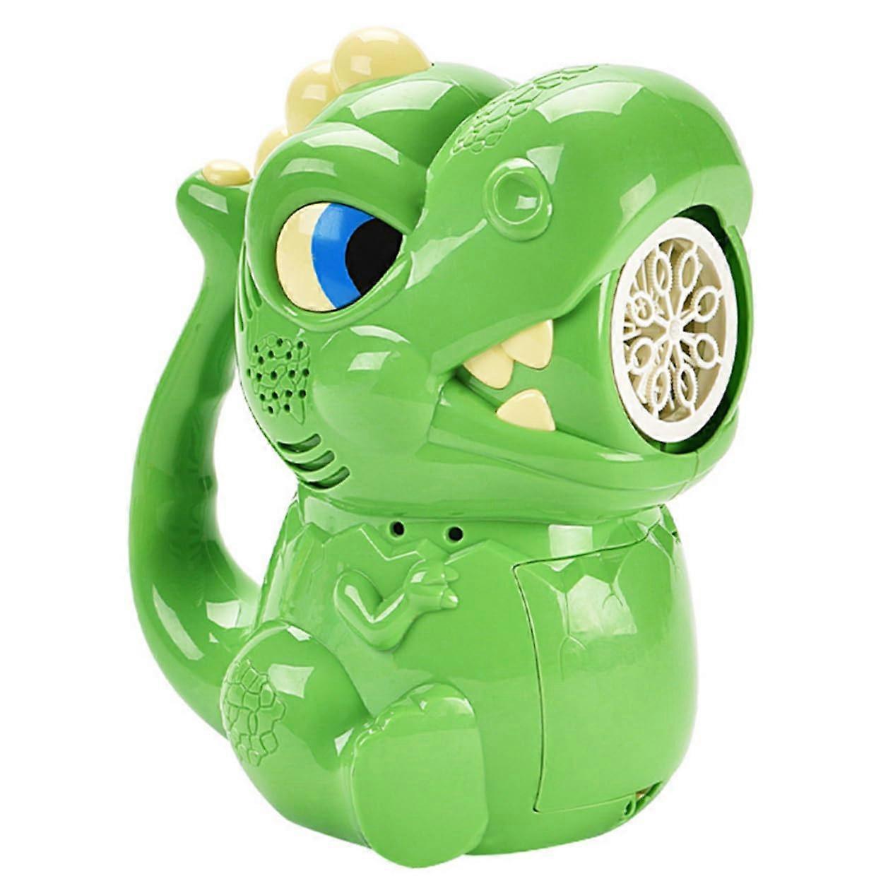 Automatic Dinosaur Bubble Machine Toy for Kids, Easy OneTouch Bubble Maker,  Outdoor Party Gift