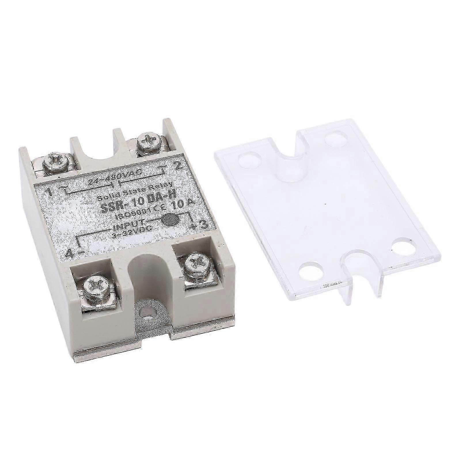 10A 24-480VAC SSR Solid State Relay - Fast, Reliable, Durable for Control Systems