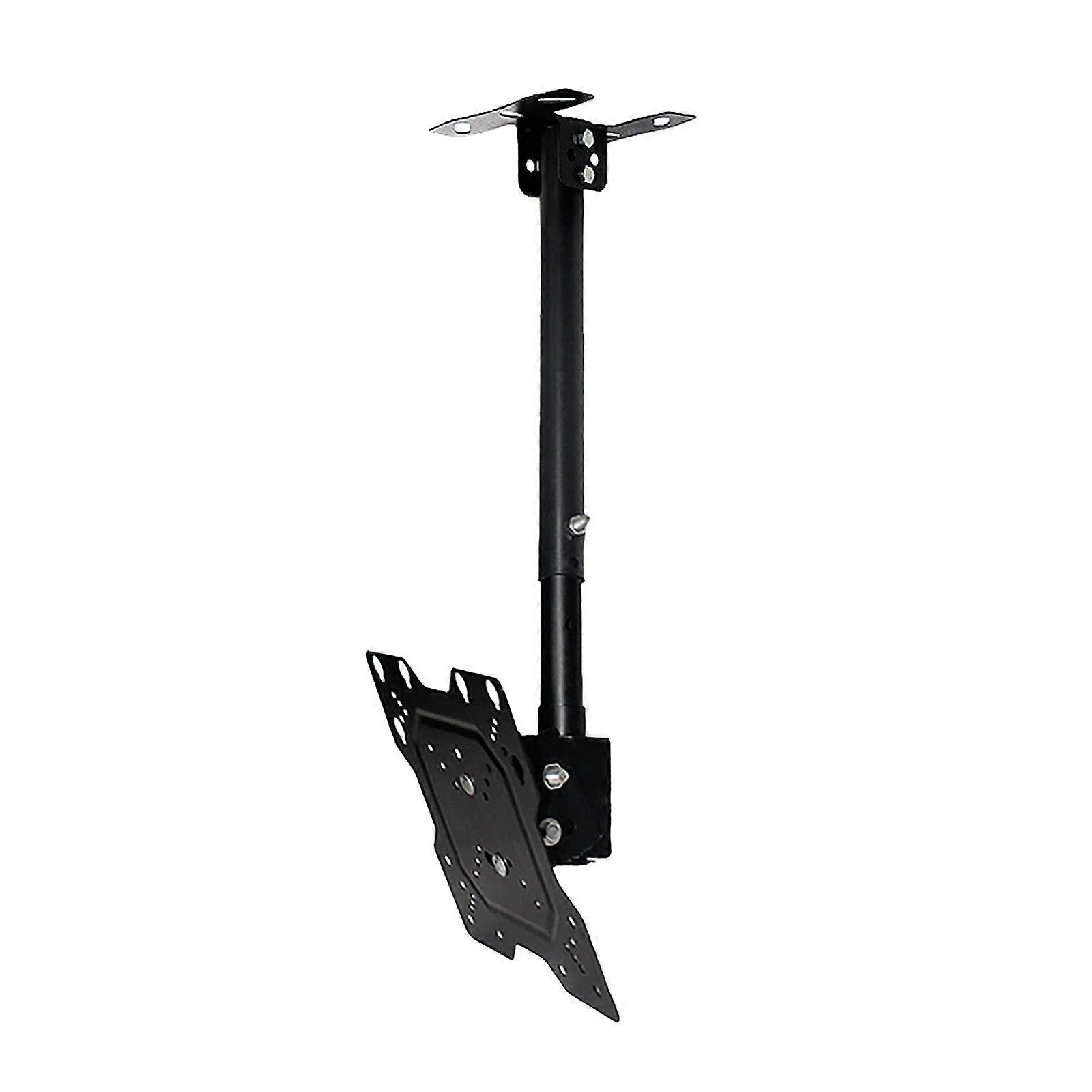 Adjustable Ceiling TV Mount for 1432 Inch TVs, Tilting Swiveling Height 0.51.9M Space Saving
