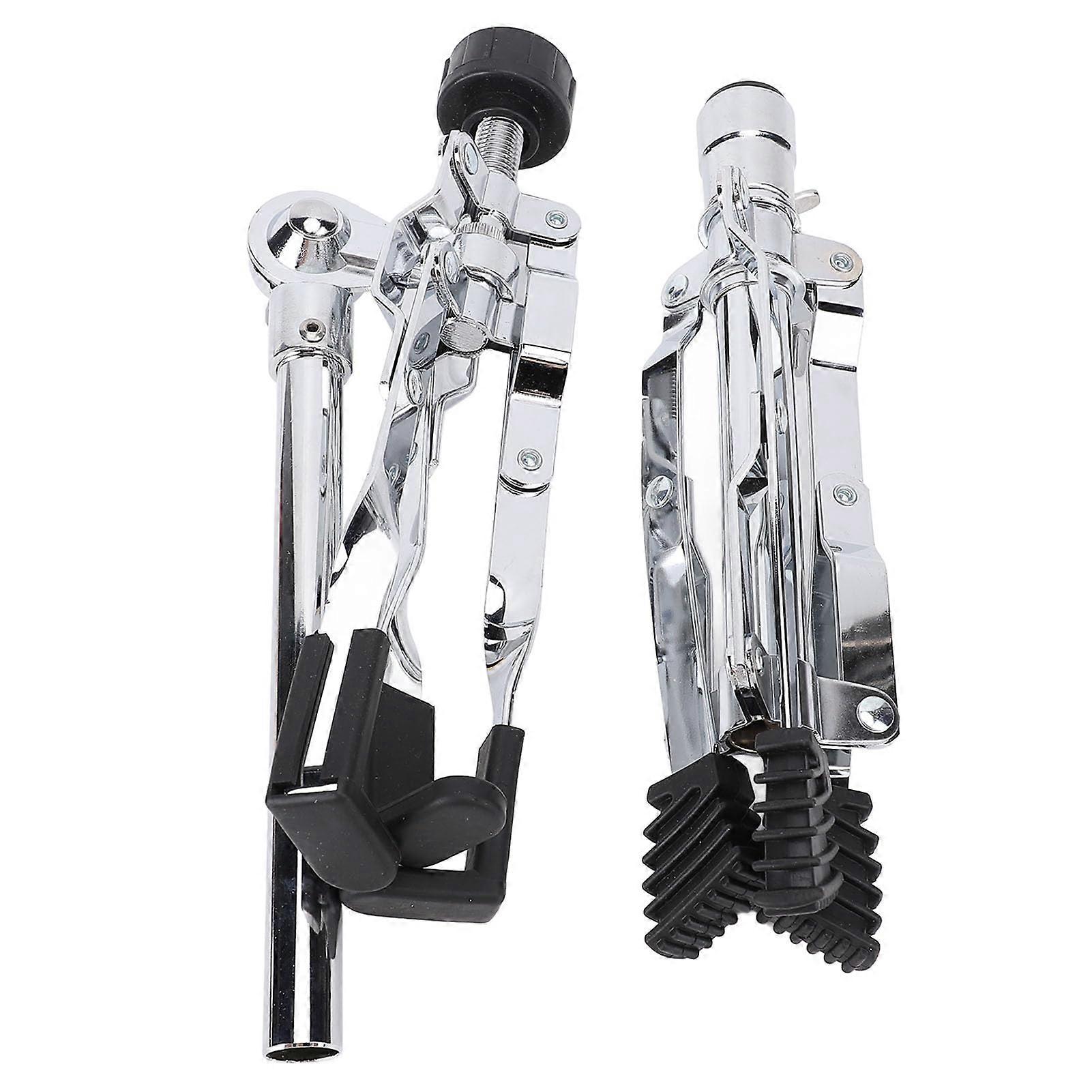 Adjustable Height Foldable Snare Drum Stand with Double Support for Practice Pad 5560cm