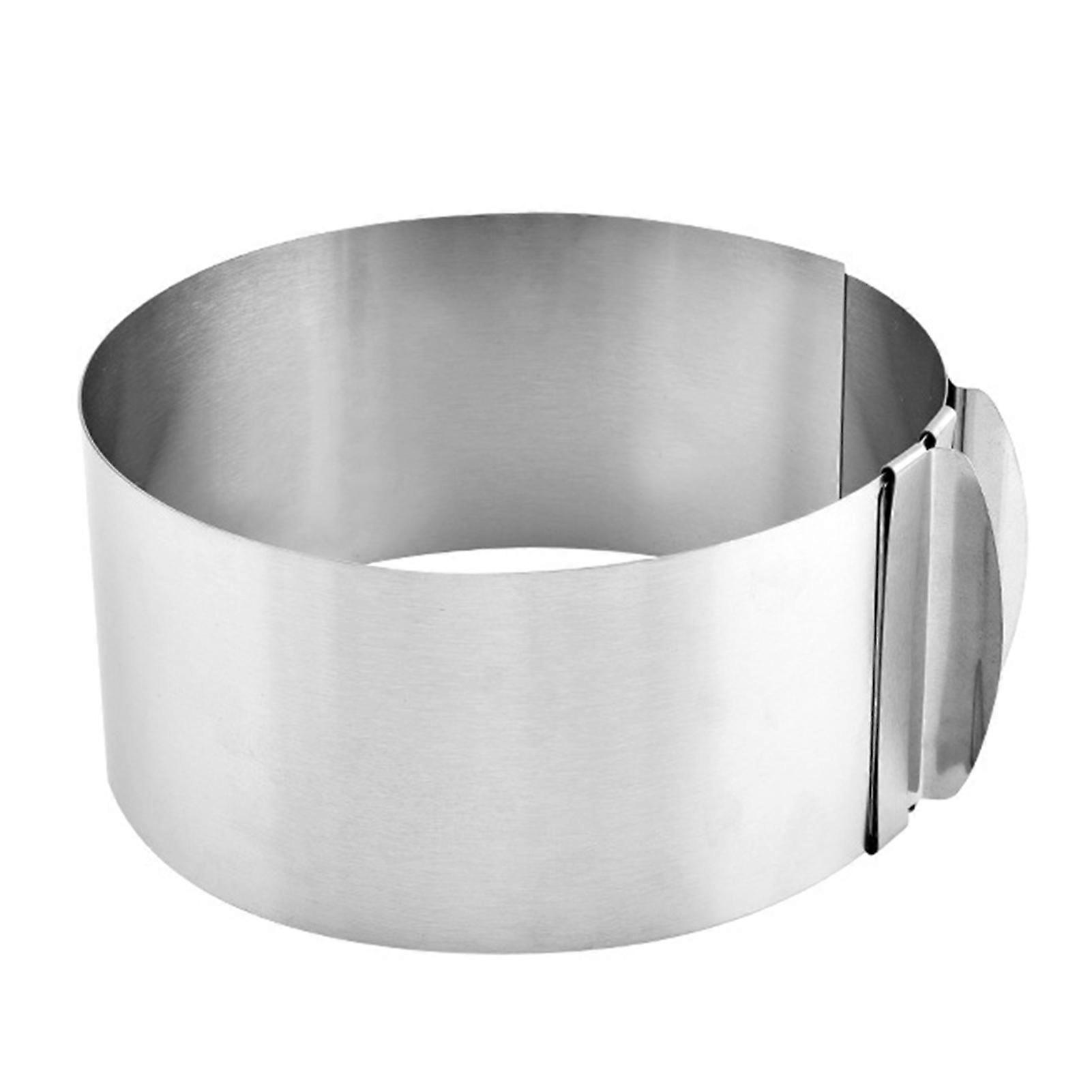 Adjustable Cake Ring for Baking And Decorating Stainless Steel Baking Tool for Desserts Versatile