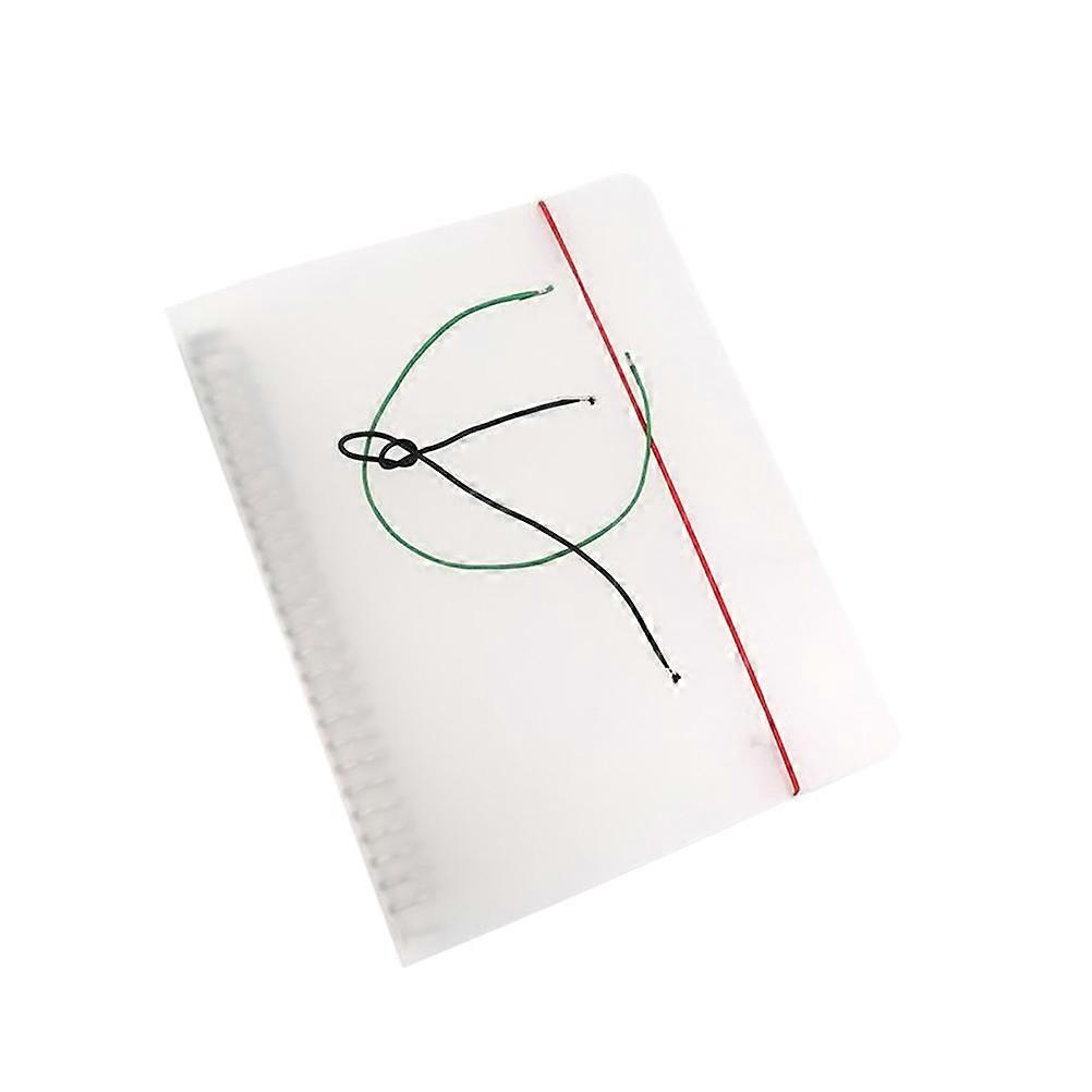 File Folder Plastic Binder for Notebook Refill with Round Rings