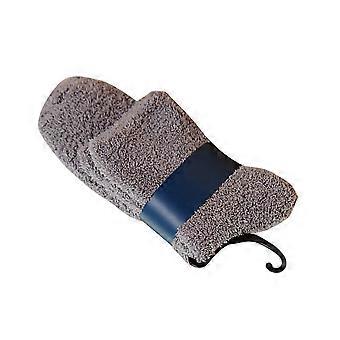 OUNONA Slipper Socks Mens 3 Pairs Coral Fleece Breathable for Sleeping at Home