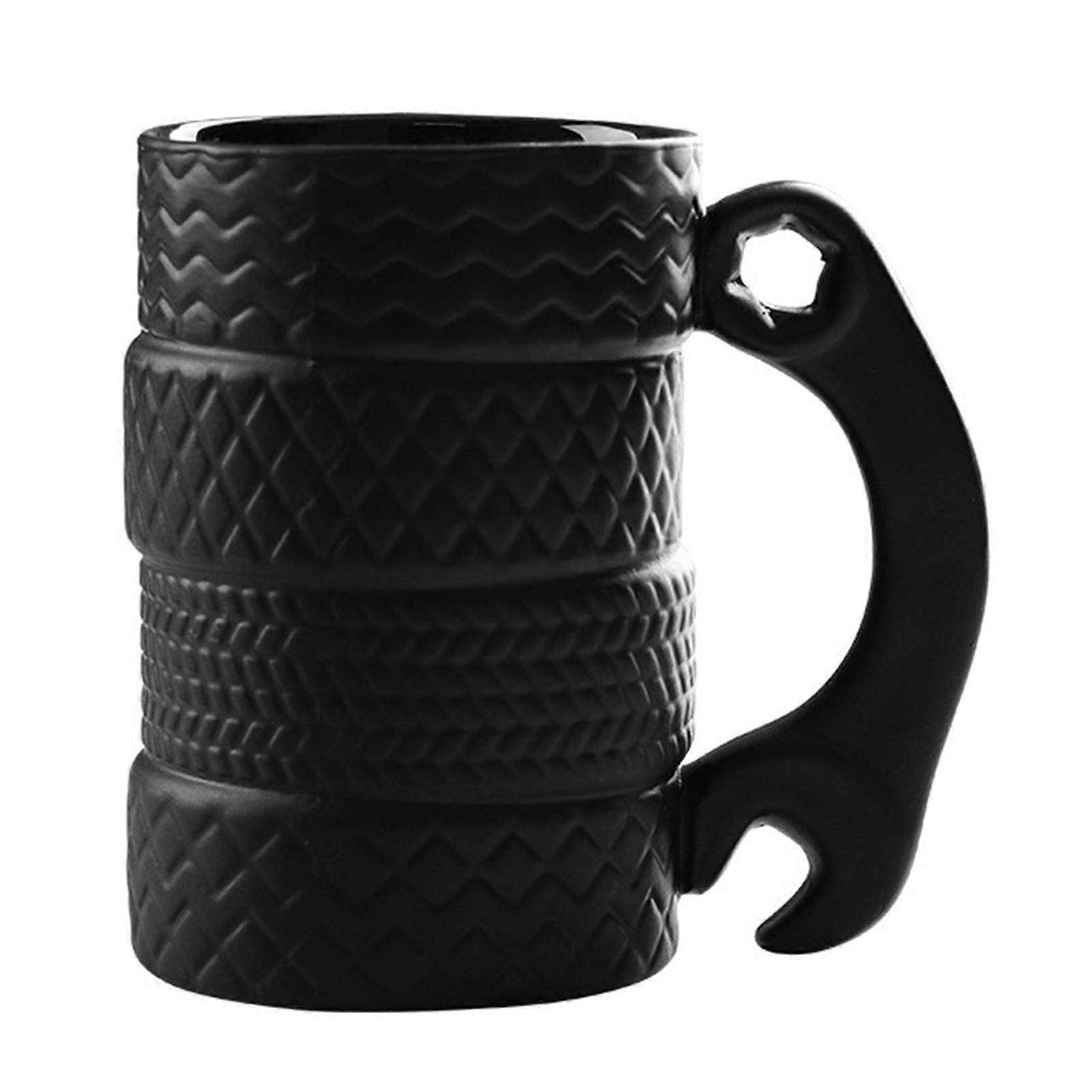 Tire Shaped Ceramic Cup for Creative Drinkware Collection