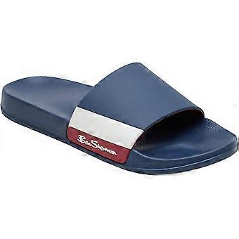 Sandales d'été Ben Sherman Towan pour homme - Marine/Blanc/Rouge - 9