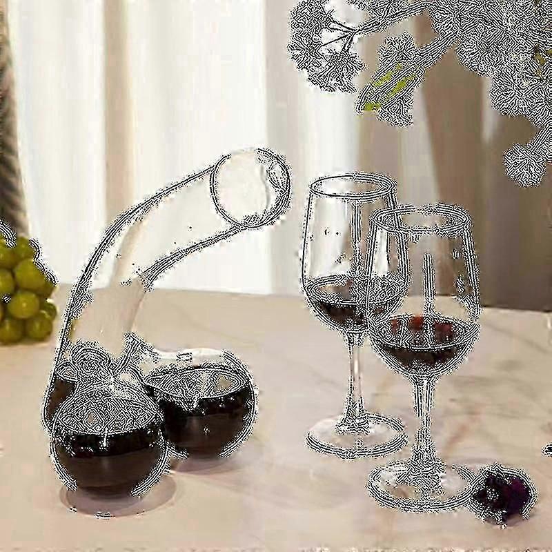 kompatible Alkohol-Glasdekanter