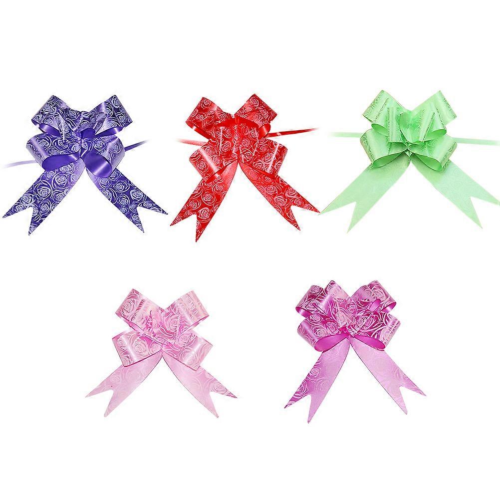 String Bows for Wedding Pull Bows 200Pcs Assorted Color Decoration