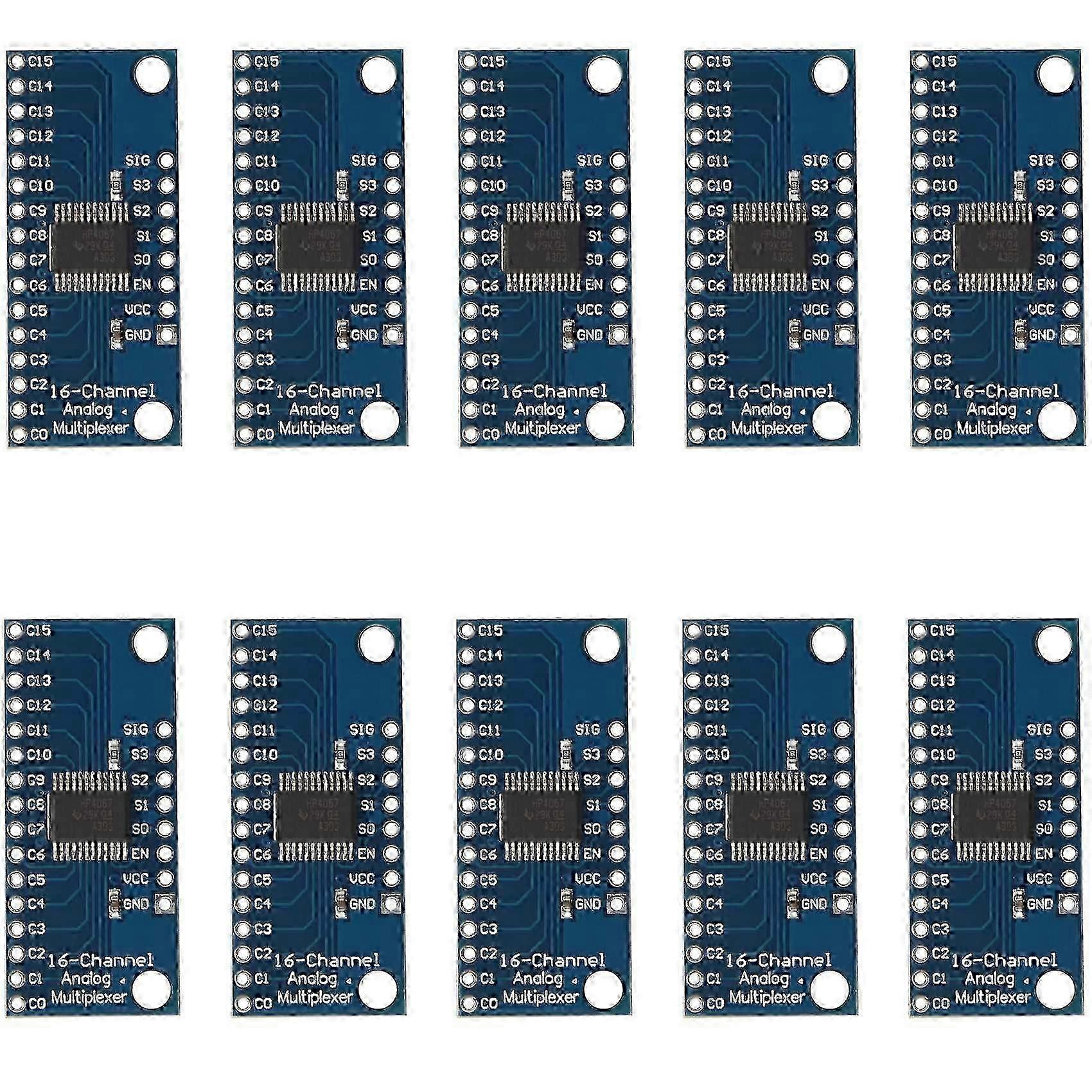 10Pcs 16CH Analogue Multiplexer Module 74HC4067 CD74HC4067 Precise Module Digital Multiplexer MUX B