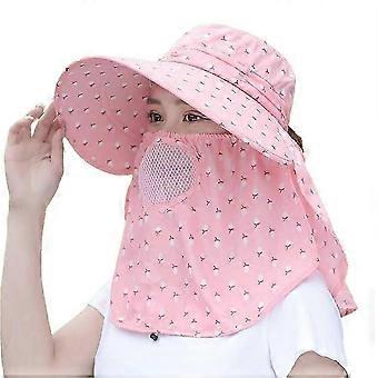 Ademende outdoor zonnehoed - UV-bescherming met brede rand voor fietsen, wandelen en reizen - Polyester