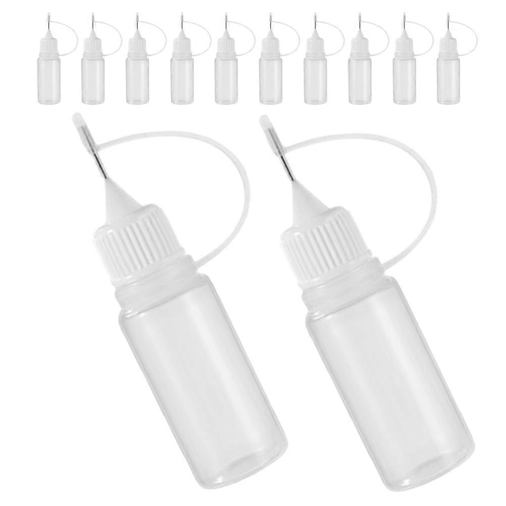 Empty Squeeze Bottle Tip Squeeze Bottle for Glue 20Pcs Pack Transparent Pe