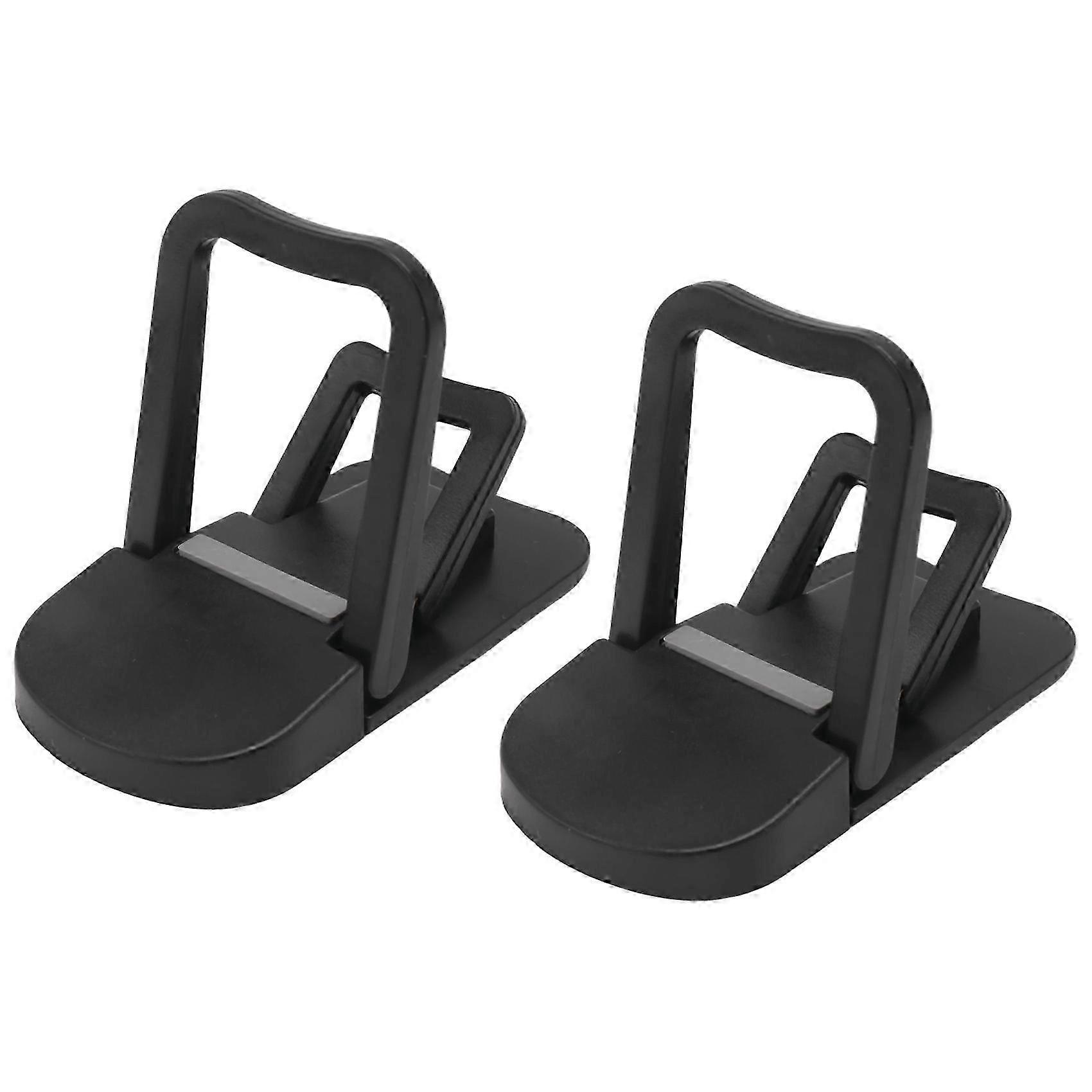 2Pcs Portable Laptop Stand Computer Riser Lift Self-Adhesive Foldable Invisible Notebook Adjustable