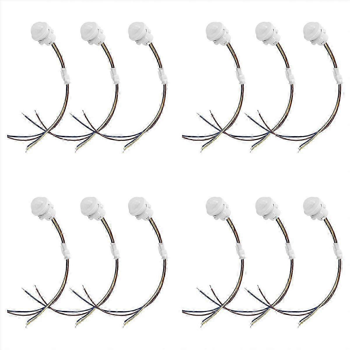 2026 12 Packs Motion Sensor Light Switch, PIR Sensor Smart Detection Switch,Ceiling or Wall Mount Smart L