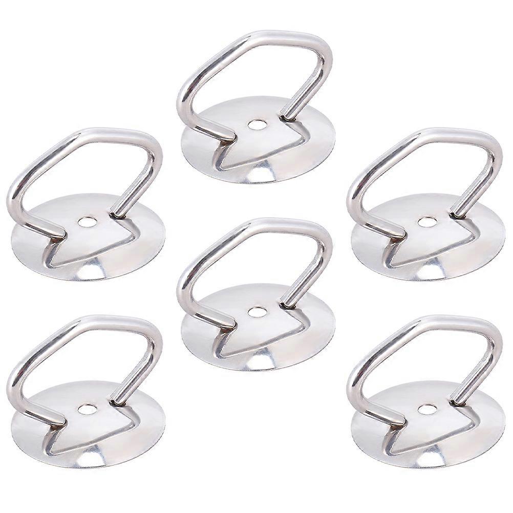 Stainless Steel Pot Lid Knobs for Pot Lid Replacement 6Pcs Silver Handles