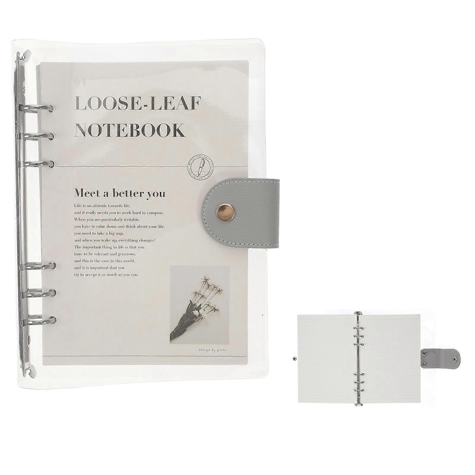 Transparent Scrapbook Loose-leaf Notebook Detachable Binder Lovely Notebook