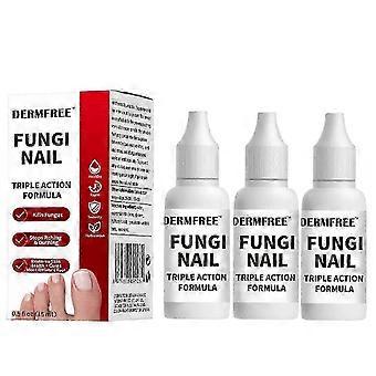 3X 15ml Fungi Nail Treatment Liquid Fast-Acting Nail Repair Strengthening Liquid Nails Care Supplies 25-26