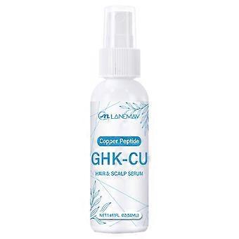 GHK-Cu Koperpeptide Haar- & Hoofdhuid Serum Spray, 50 ml. Voedende leave-in behandeling voor sterker, gezonder haar, niet-vet.