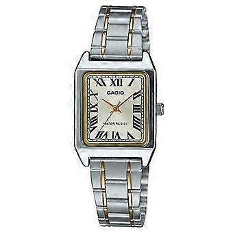 CASIO COLLECTION LADY TANK, ALLOY, SILVER&GOLD - CHAMPAGNE