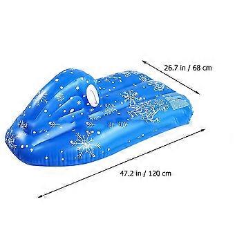 Tubo de nieve inflable de invierno Copo de nieve de PVC Círculo de servicio pesado de trineo de nieve para esquiar Juegos de nieve de patinaje