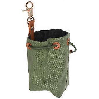 Canvas Dog Treat Holder for Leash for Outdoor Use 2Pcs Travel Training Bag