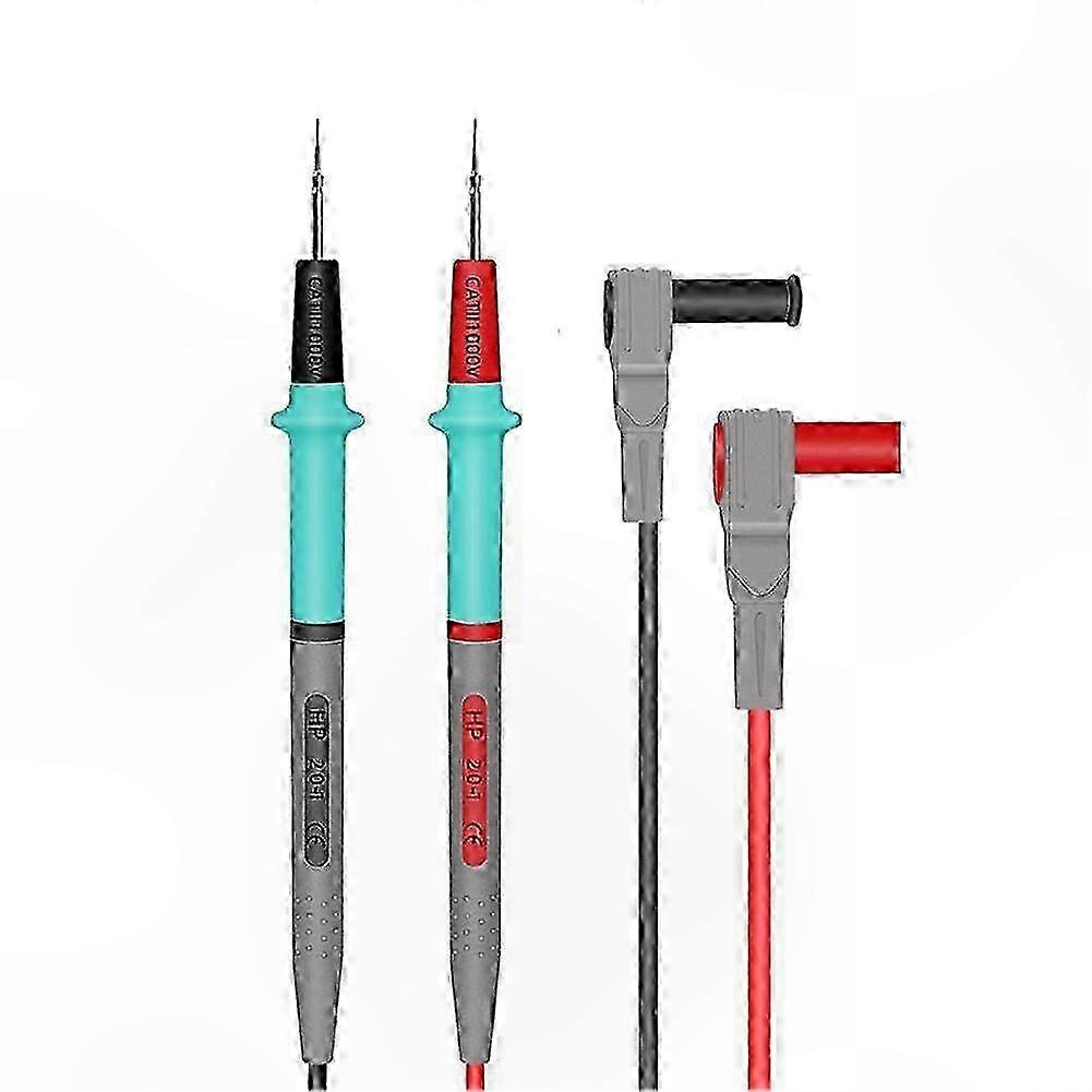 Silicone Multimeter Test Leads 1000V 20A Needle Tip Probe Cables for Electrical Testing