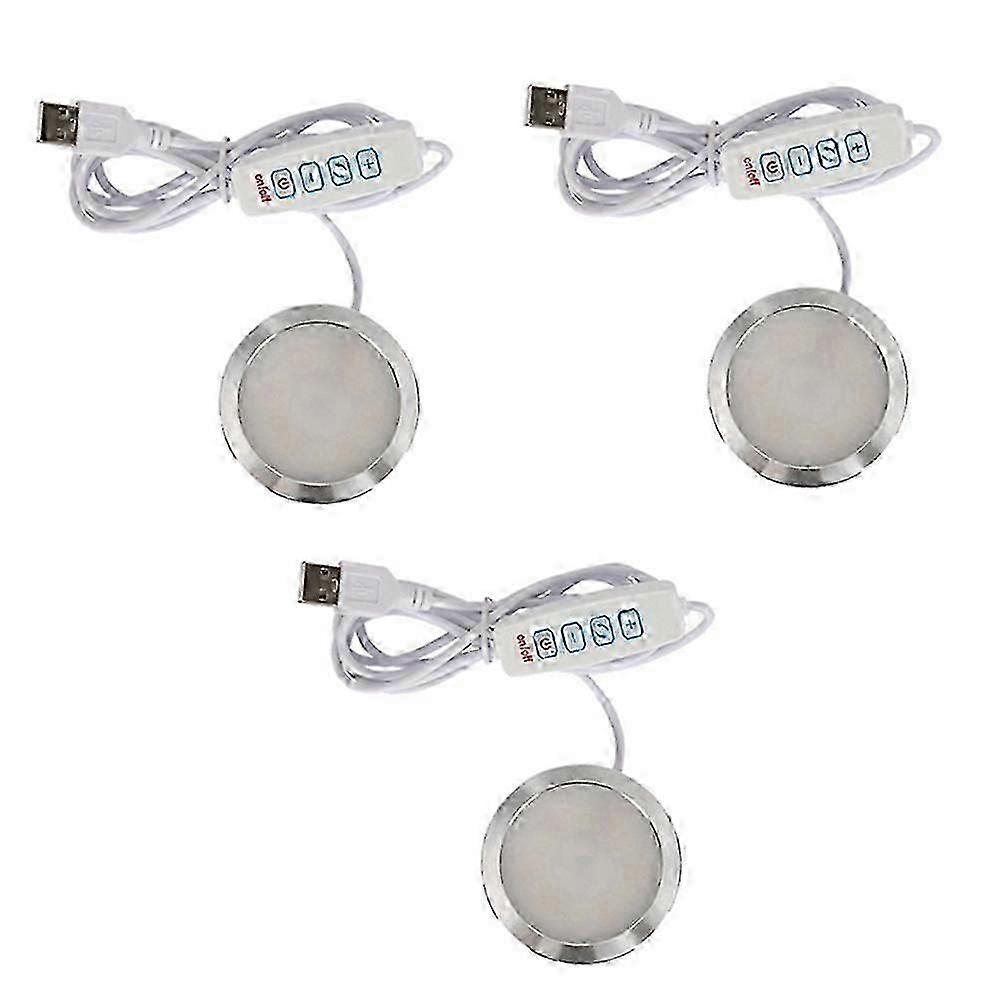 Ayarlanabilir LED Lamba Kiti, Dayanıklı Plastik, Gümüş Beyaz, Beyaz/Soğuk/Sıcak Işık Modları, Ayarlanabilir Parlaklık, Kendin Yap Modelleri için Kolay Kendin Yap Kurulumu, 3-Pi