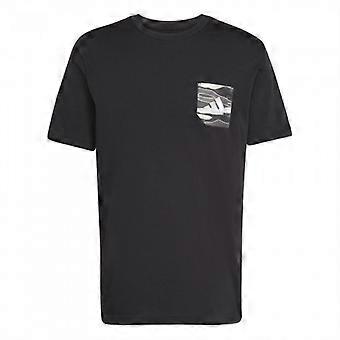 T-shirt Adidas da uomo con logo e taschino