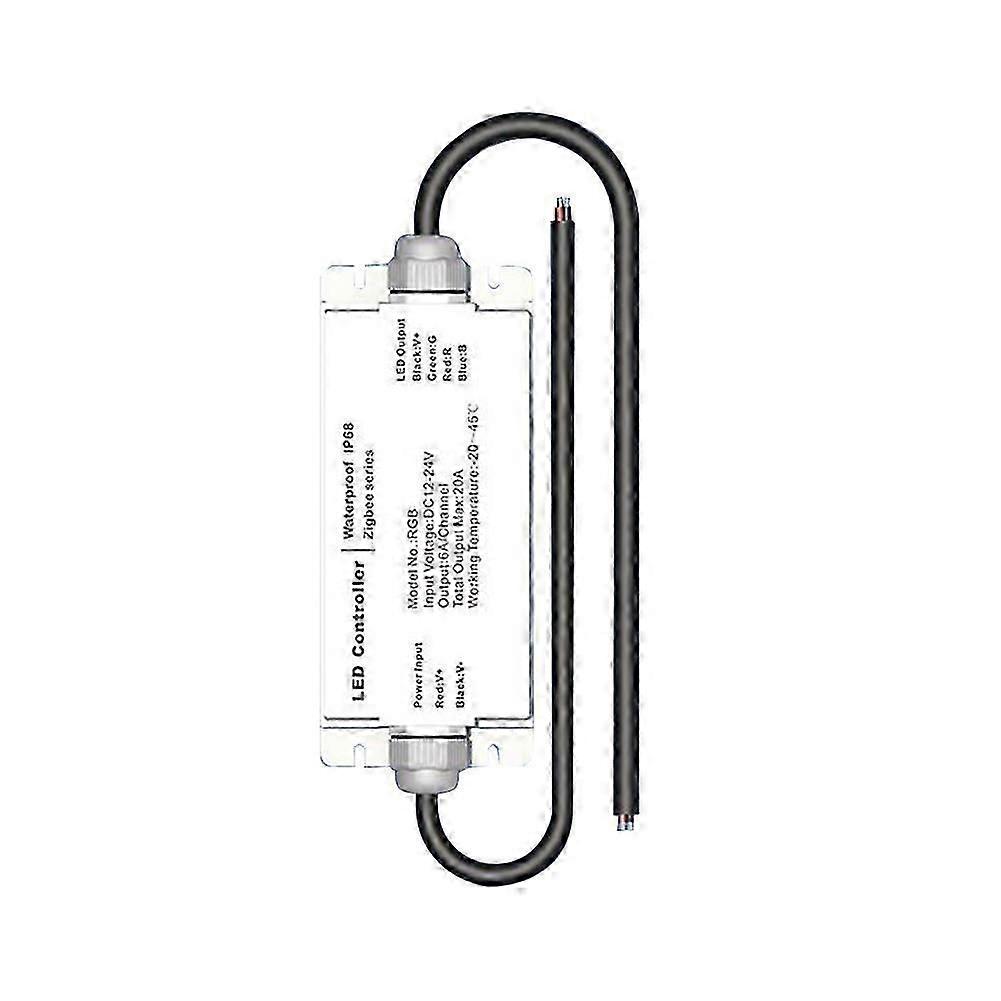 Tuya Zigbee DC12V 24V LED Strip Waterproof Controller IP68 RGB