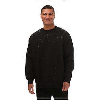 Emporio Armani Mens Shattered Long-Sleeved Sweatshirt