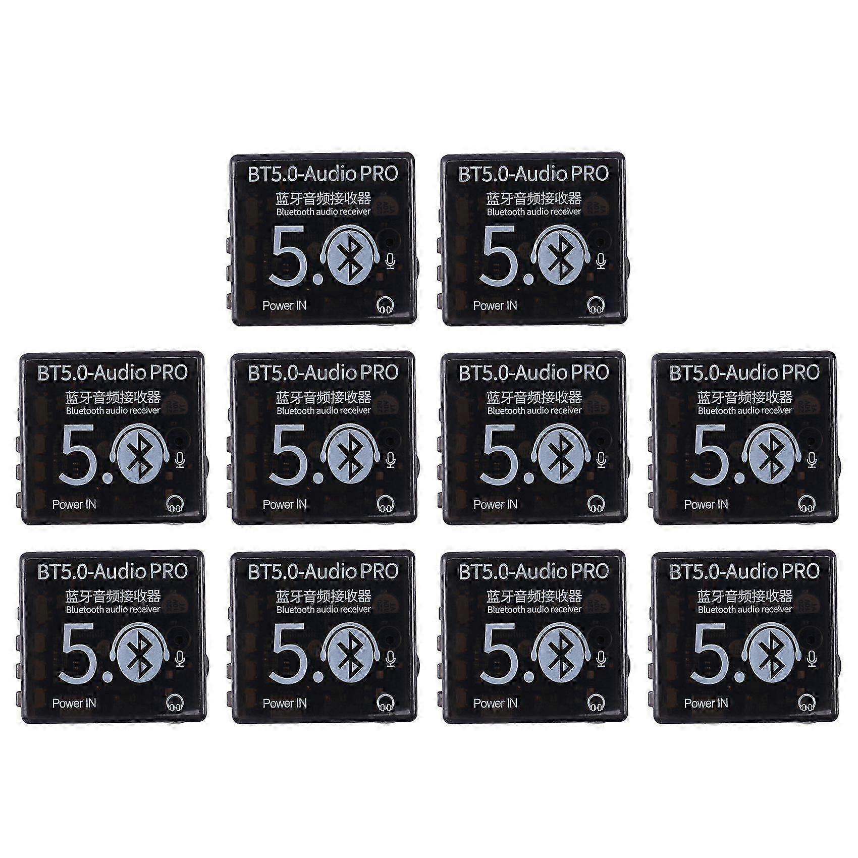 10X Bluetooth Audio Receiver | BT5.0 Lossless Decoder Board | Wireless Stereo for Car